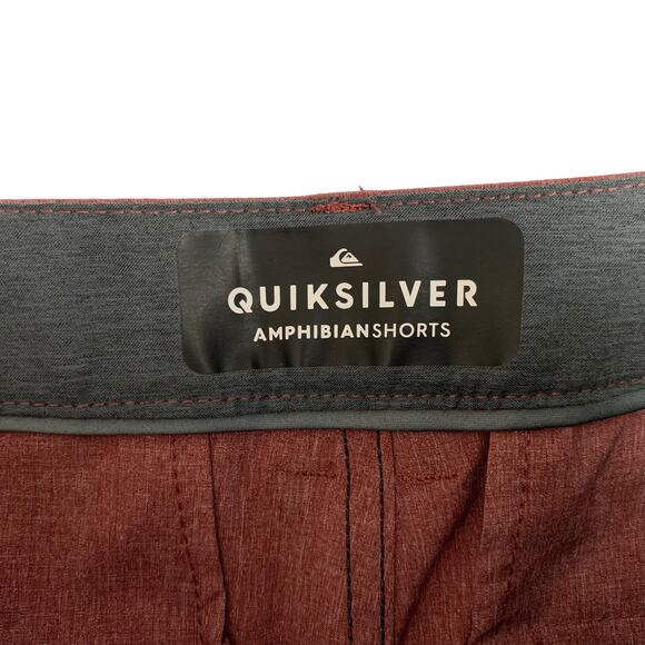 Quiksilver Amphibian Shorts Hybrid Pink Dryflight Water Repellent Men's 30 - Picture 4 of 9